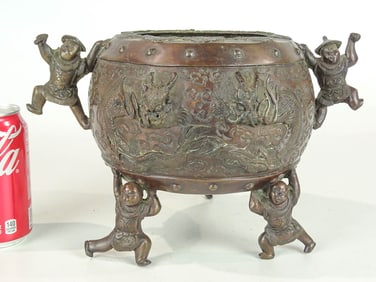 Bronze Japanese Urn