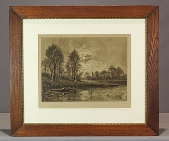 Framed Etching