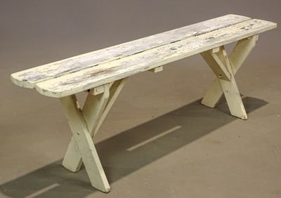 Sawbuck Bench