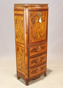 Continental Inlaid Fall Front Desk