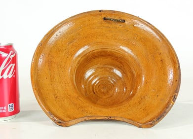 Redware Shaving Bowl