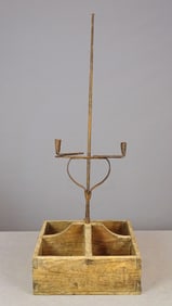 Cobblers Nail Box with Candle Holder