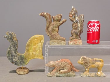 Folk Art Carved Animals