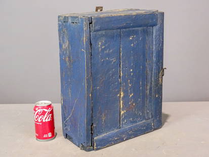 19th c. Primitive Painted Box: 19th c. primitive painted box. 16" x 12 1/2" x 6".