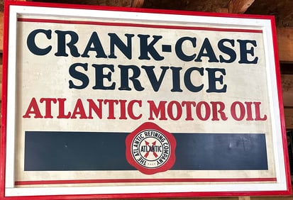 Atlantic Motor Oil Sign