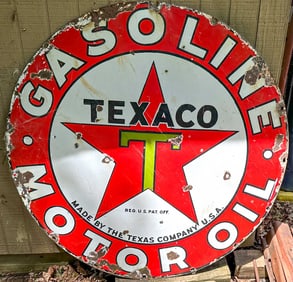 Texaco Gasoline Sign