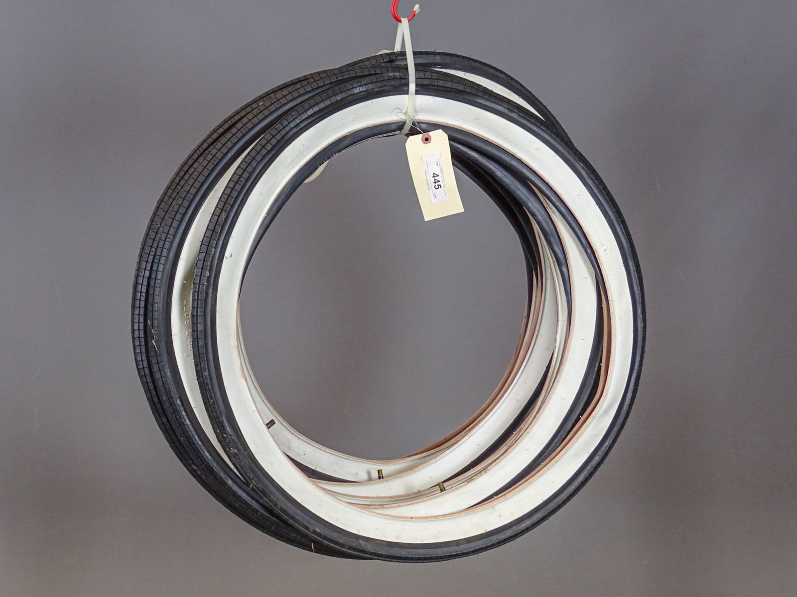 NOS Tires: Lot (5) pair of NOS Columbia Superb White Wall balloon tires. 26 x 2.125.