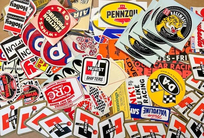 Racing Stickers Lot