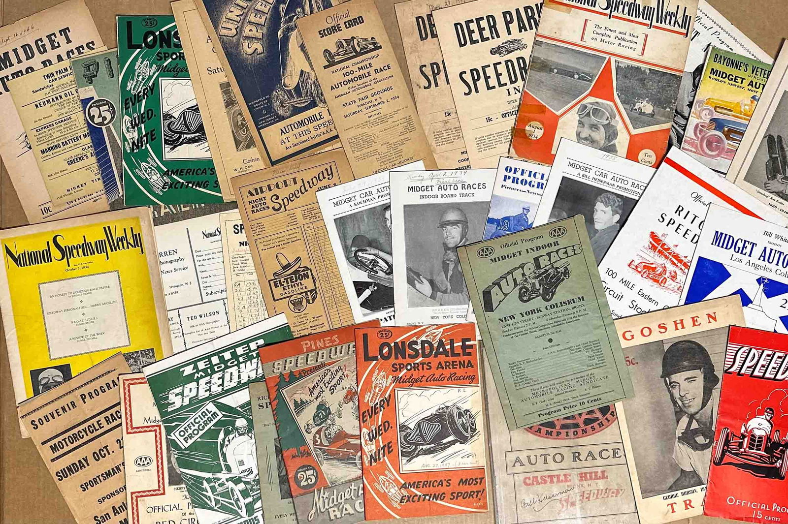 Racing Programs (1 of 4)