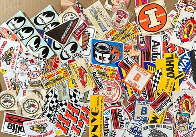 Racing Stickers Lot