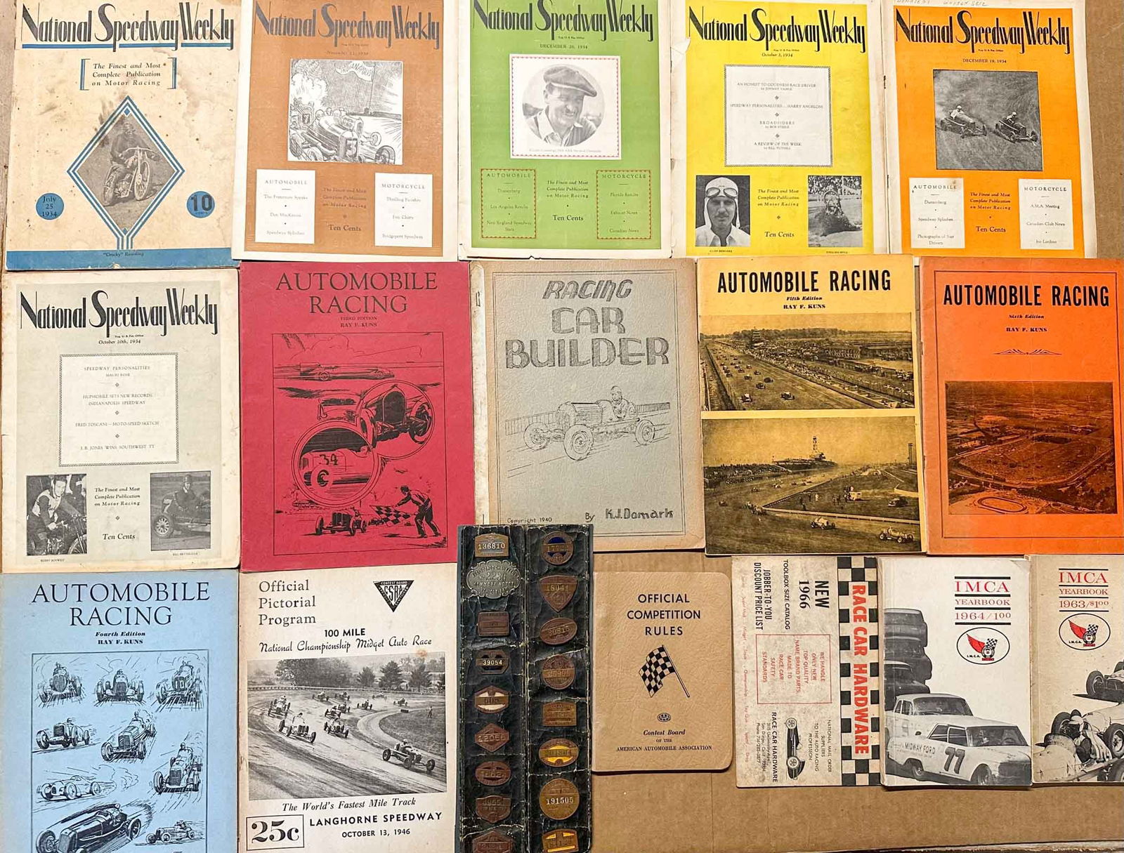 Racing Ephemera Lot (1 of 4)