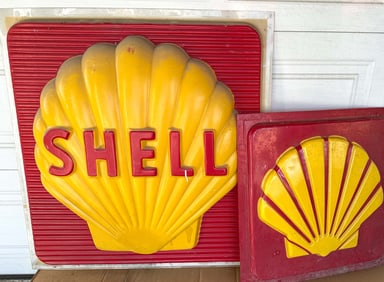 Shell Gasoline Signs