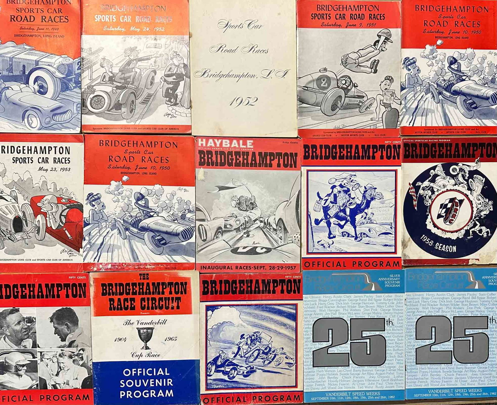 Racing Programs (1 of 2)