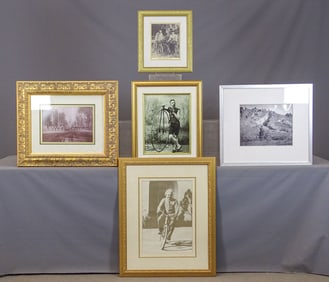 Framed Bicycle Photographs