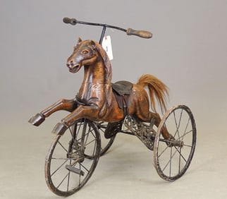 Wooden Child's Horse Tricycle
