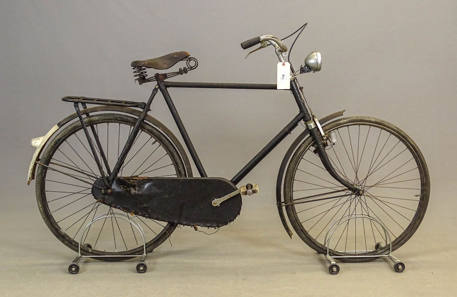 Gazelle Dutch Bicycle: Vintage Gazelle Dutch bicycle. Coaster hub, 28" wheels. 24" frame. Fair condition. Private collection England.