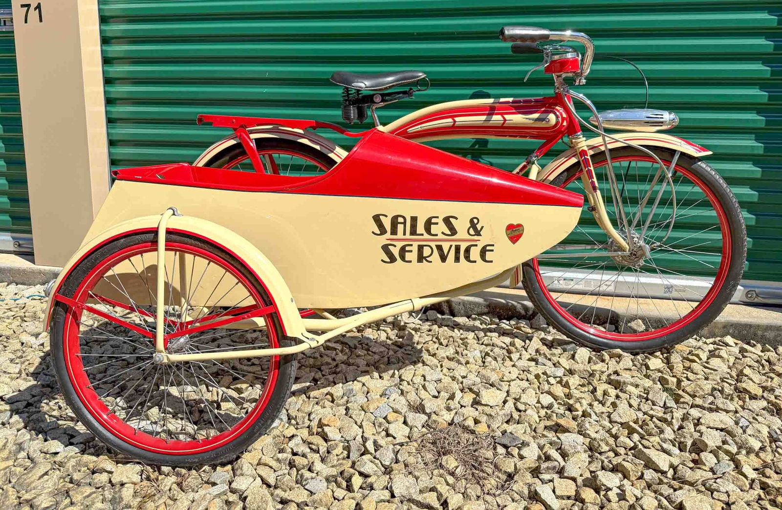 Indian Bicycle with Sidecar (1 of 5)