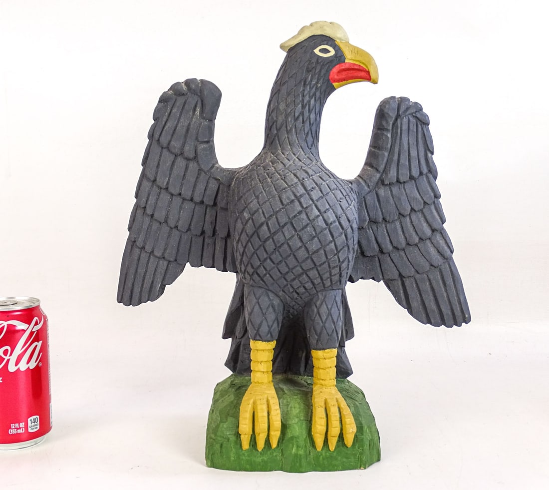 Folk Art Carved Eagle (1 of 6)
