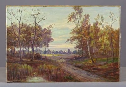 Painting: 19th c. Continental Landscape