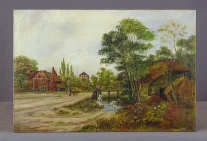 Painting: 19th c. English School Landscape