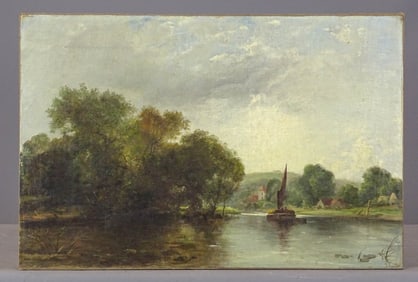 Painting: 19th c. Continental Landscape