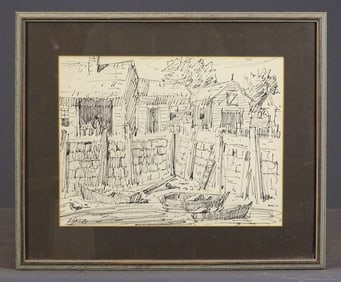 Drawing Signed H. Gasser