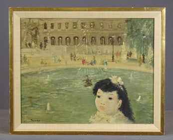 Painting: French School Square Scene