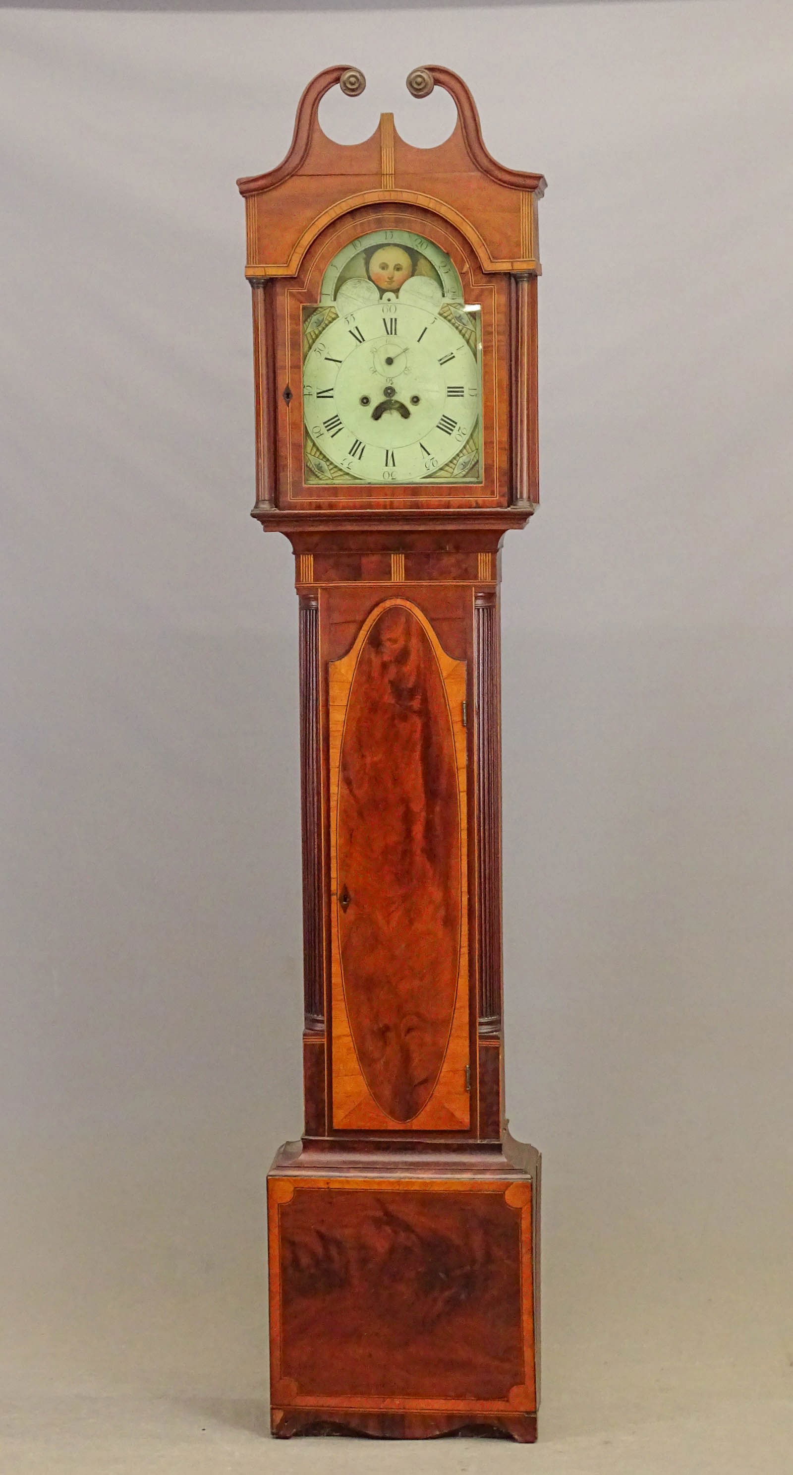 19th c. Tall Case Clock (1 of 13)