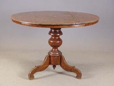 19th c. Swedish Pedestal Dining Table