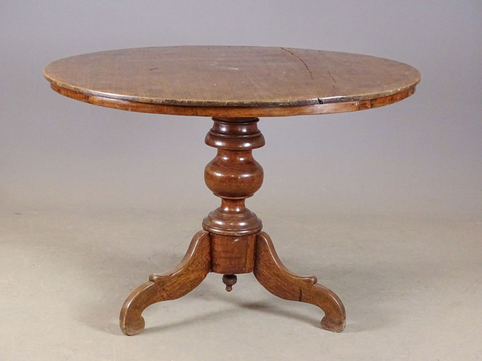 19th c. Swedish Pedestal Dining Table (1 of 5)