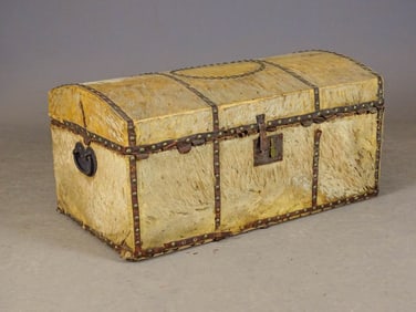 Hide Covered Steamer Trunk