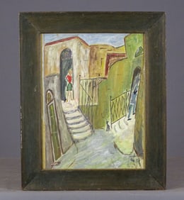 Cityscape Watercolor Painting