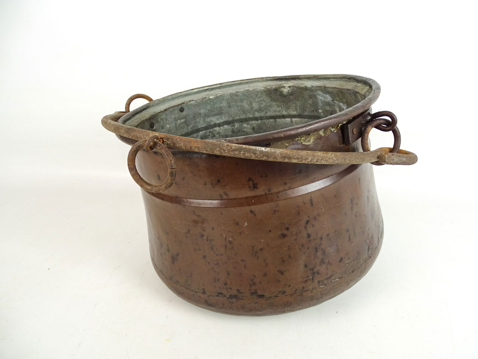 Copper & Wrought Iron Pail (1 of 6)
