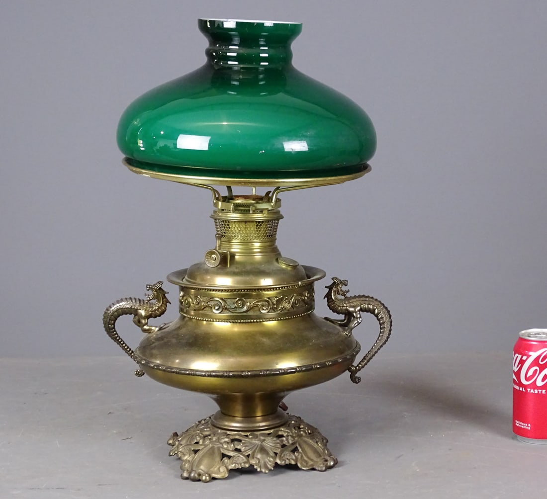 Electrified Brass Lamp (1 of 8)