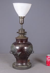 Electrified Bronze Asian Lamp