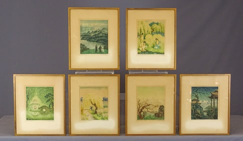 Series of Prints Signed F. Michl