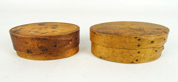 19th c. Shaker Oval Boxes