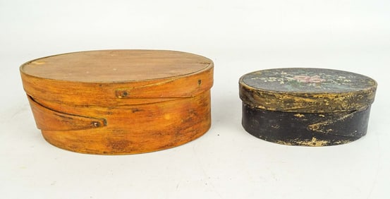 19th c. Shaker Oval Boxes