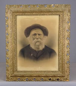 19th c. Hand Colored Portrait