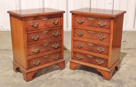 Pair Georgian Style Chests