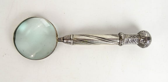 Silver Magnifying Glass