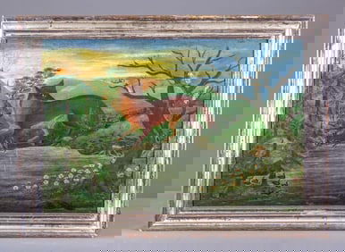 Painting: Fox in Landscape