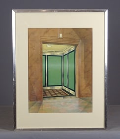 Original Design Artwork for Otis Elevator