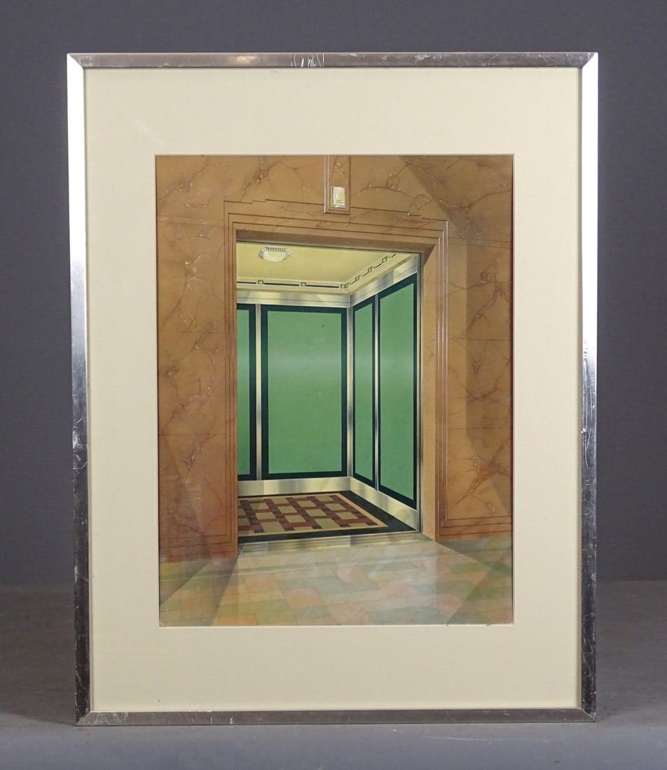 Original Design Artwork for Otis Elevator (1 of 4)