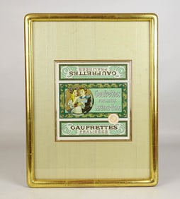 Alphonse Mucha Framed Label