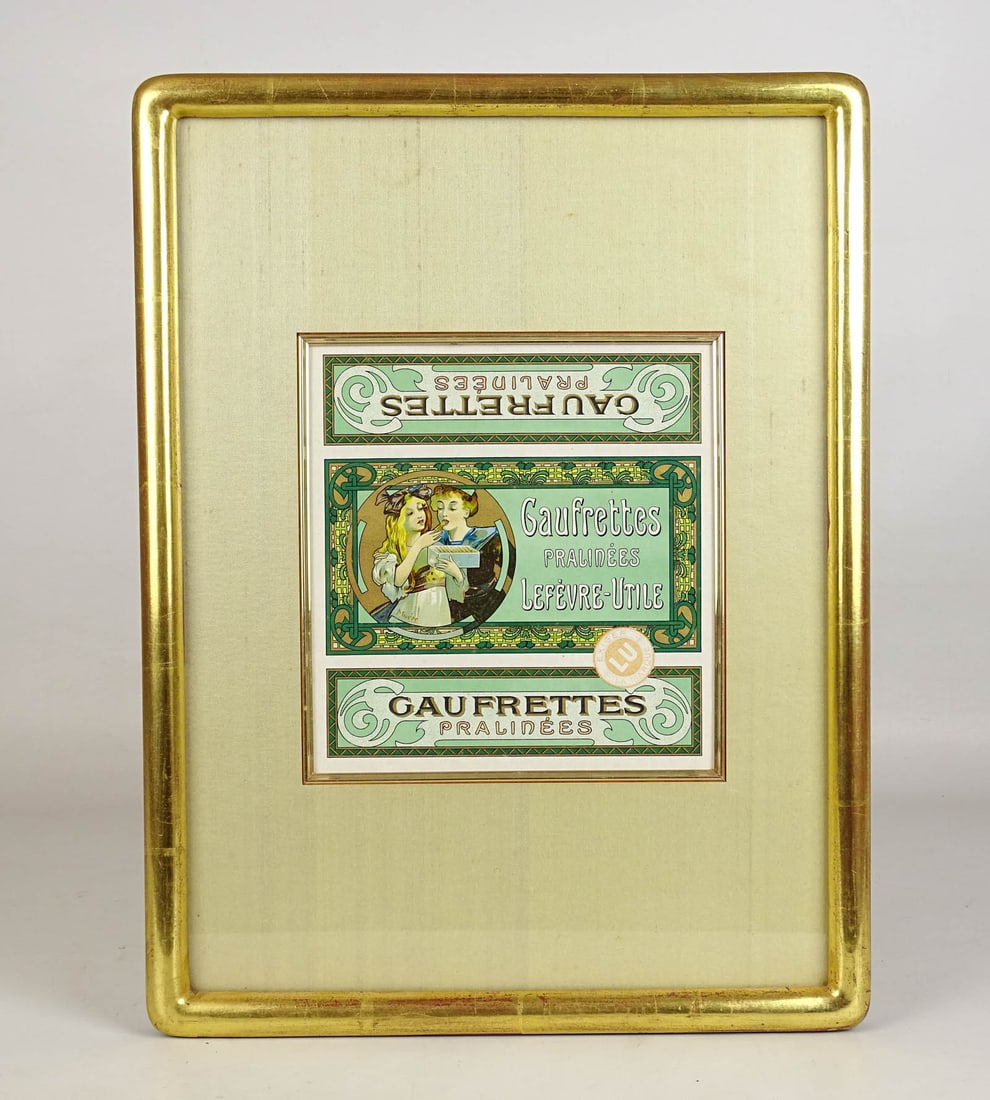 Alphonse Mucha Framed Label (1 of 5)