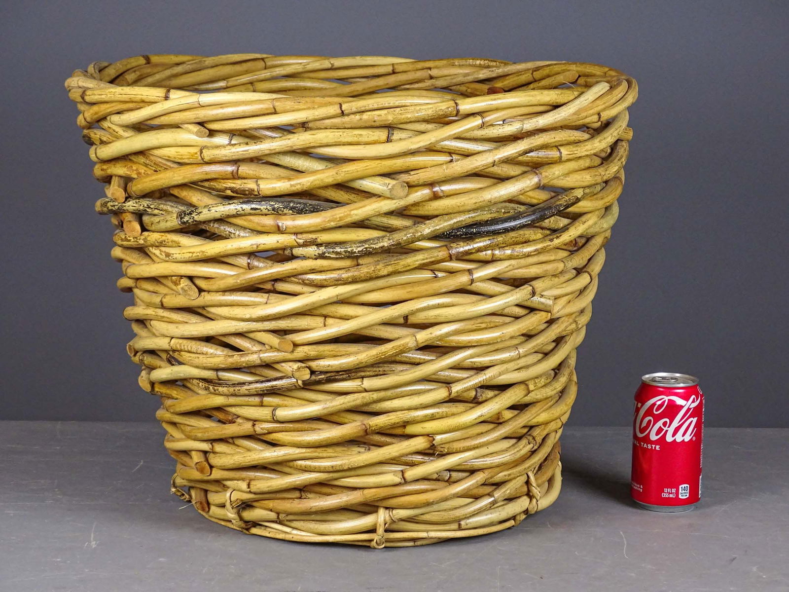 Vintage Rattan Basket (1 of 4)