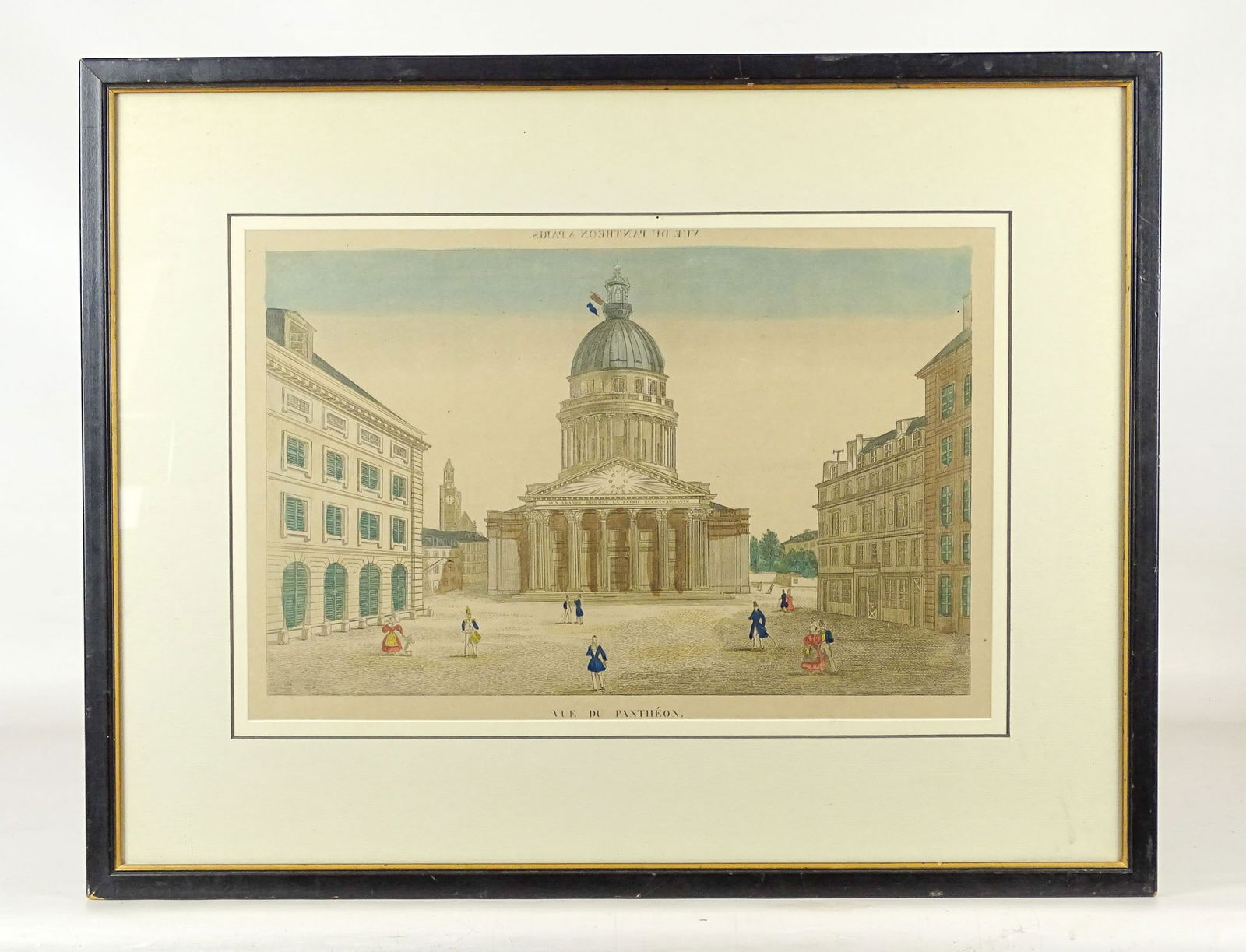 19th c. Print "VUE DU PANTHEON" (1 of 8)