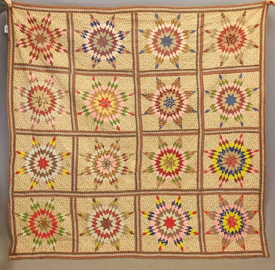 19th c. Star Quilt (1 of 3)