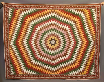 19th c. Star Quilt